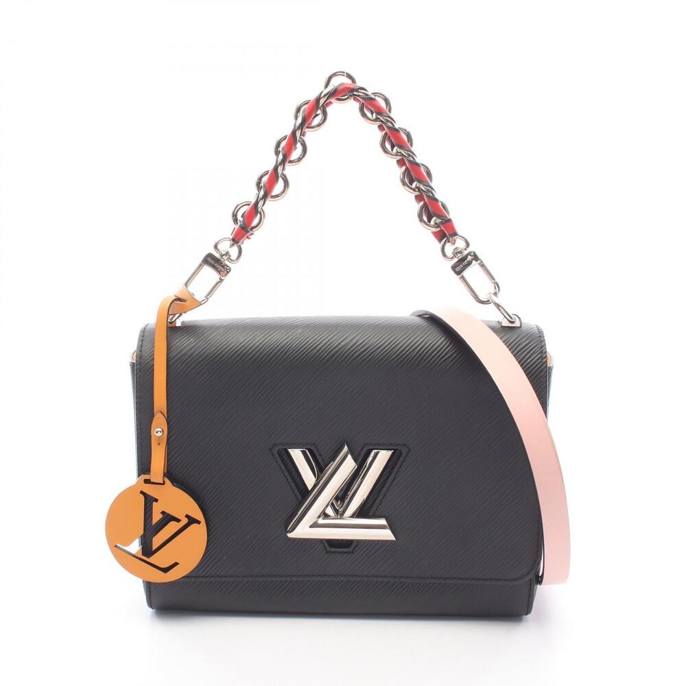 Louis Vuitton Twist Epi Top Handle Bag Ladys Bag Leather Noir Black